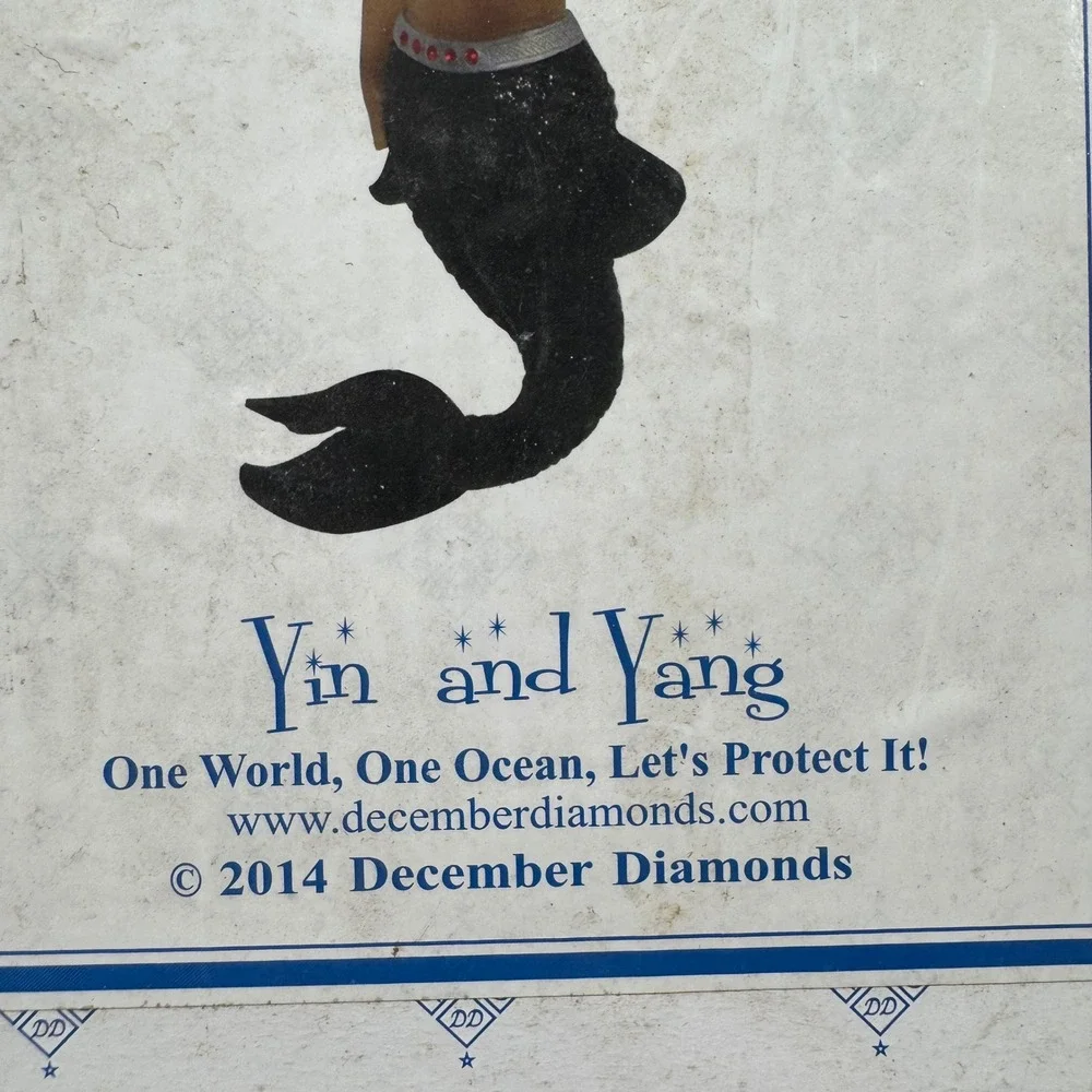 December Diamonds 2014 Yin and Yang Merman Retired Ornament 55-90843 w/Box